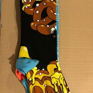 Disney Mickey Snack Black and Blue Casual Socks